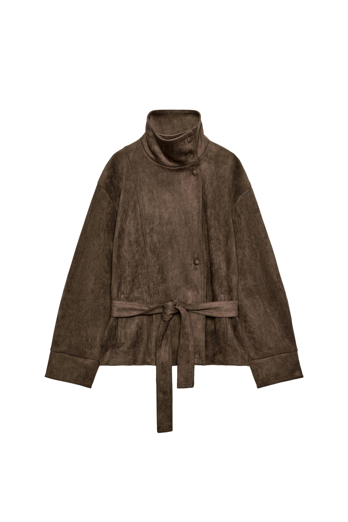 Jacke MILA in Dunkelbraun