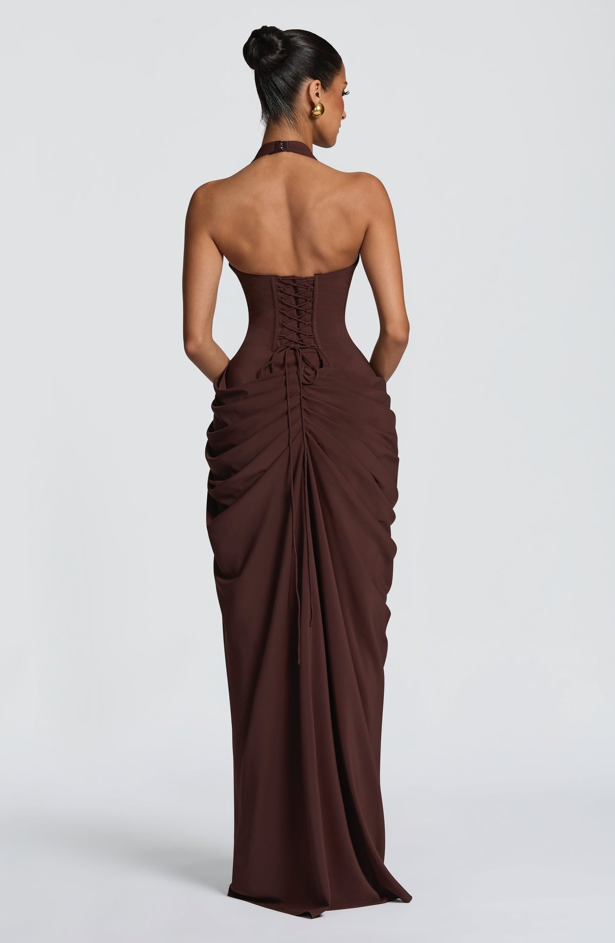 Kleid Helena Schokobraun