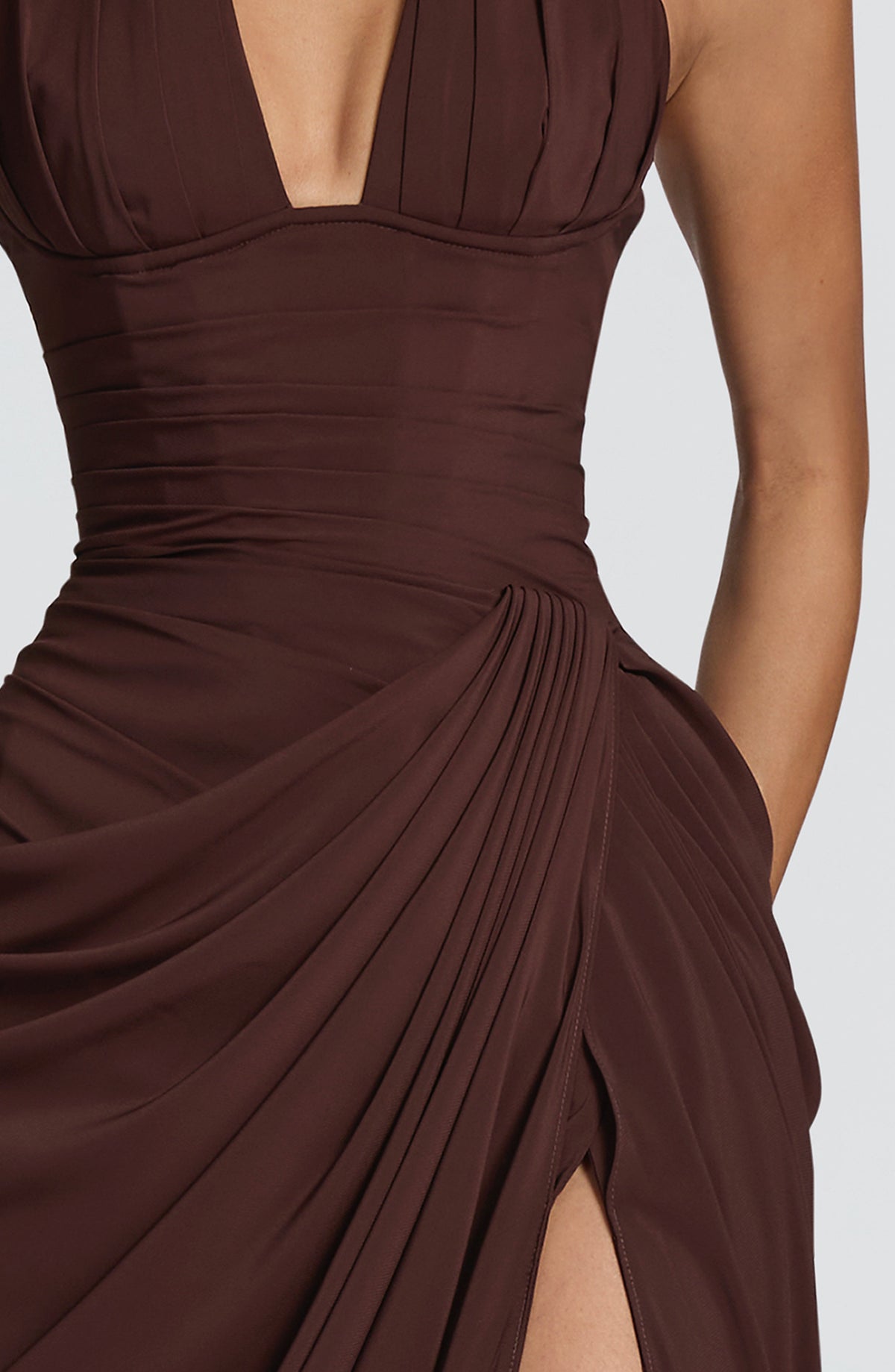 Kleid Helena Schokobraun