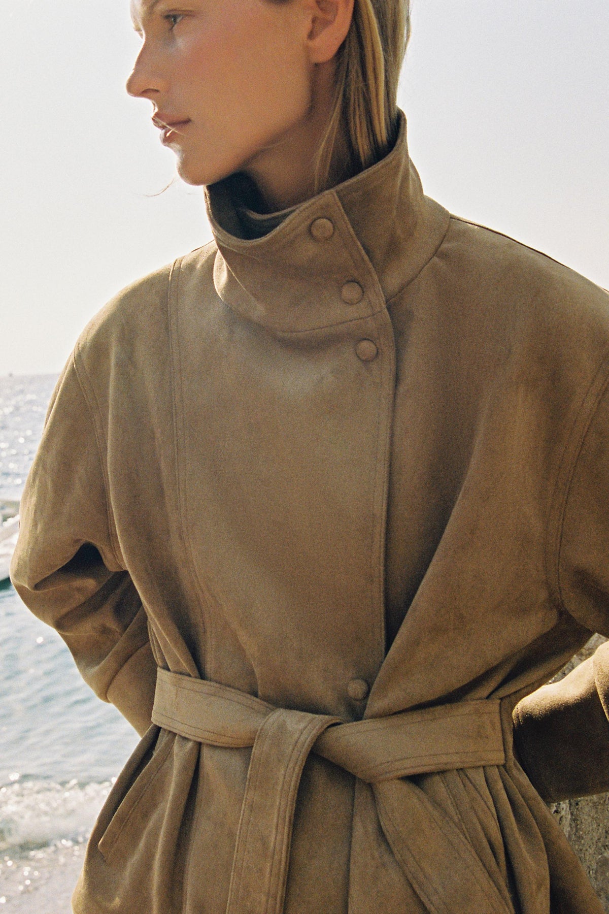 Jacke MILA, Detail Kragen