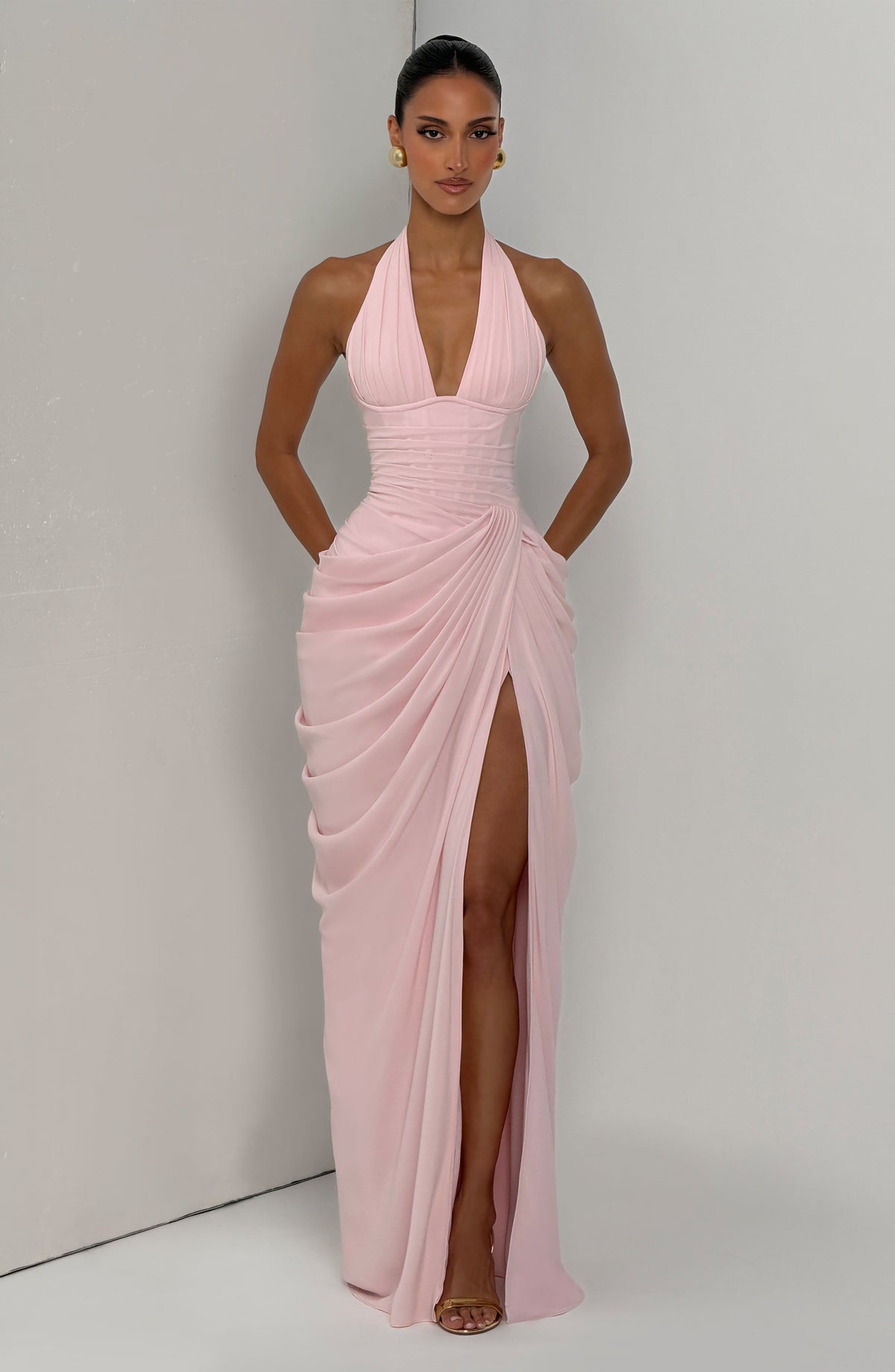 Kleid Helena Puderrosa