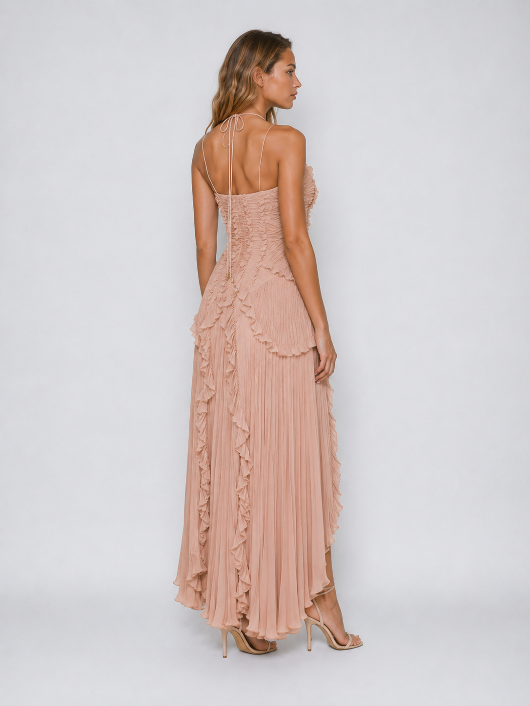 Sukienka Serena | Maxi z dekoltem halter